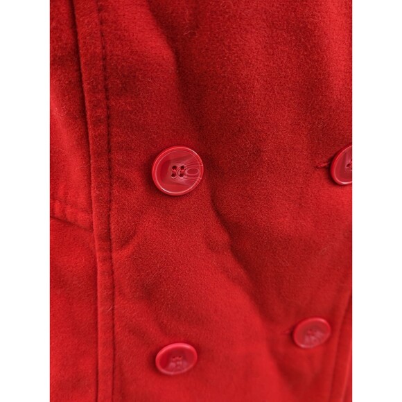 Torrid NWT 0x Large Red Double Breasted Peacoat Coat - Picture 7 of 12